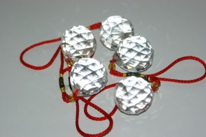 faceted glass crystal