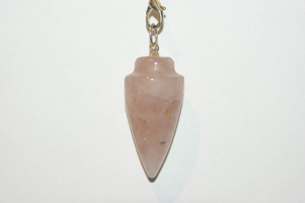 xl rose quartz pendulum