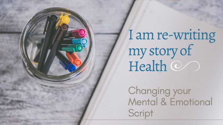 I am Re-writing my Story of Health