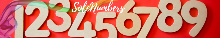 SoleNumbers for Children: Numbers 1 to 9