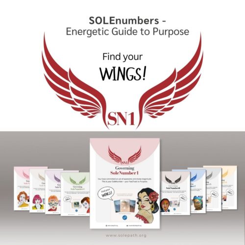 SoleNumbers Energetic Guide to Purpose. Find your wings. Get your SoleNumber.