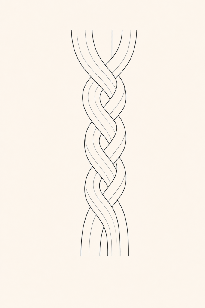 The three-strand SolePath braid
